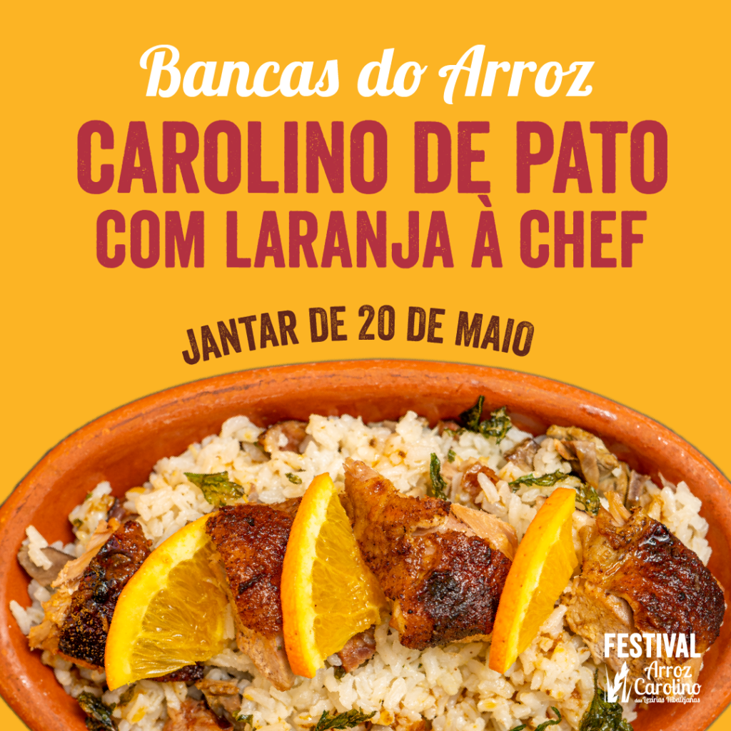 Carolino de Pato com laranja à Chef