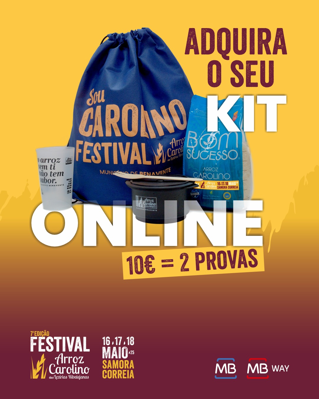 Kit festival do arroz carolino