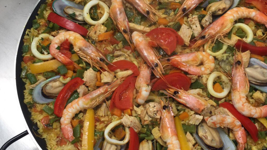 Carolino na Paella do Mercado de Santo Estêvão
