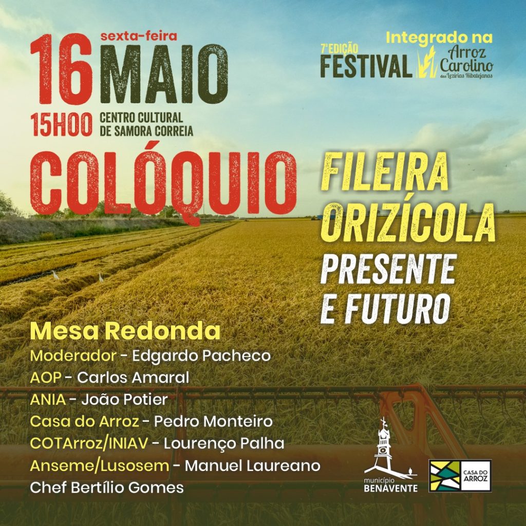 Colóquio “Fileira Orizícola: Presente e Futuro”